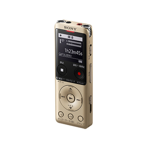 SONY ソニー ステレオICレコーダー 4GBメモリー内蔵 ゴールド ワイドFM対応 ICD-UX570F-N /l