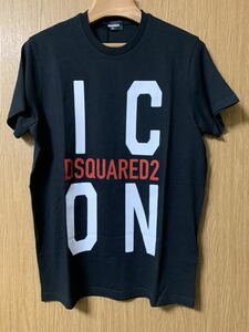 新品 ディースクエアード DSQUARED2 Tシャツ ICON アイコン 黒