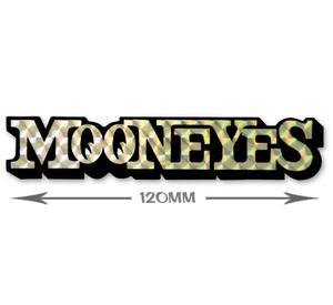 MOON プリズムステッカー Sサイズ mooneyes ムーンアイズ moon eyes デカール シール ステッカー 2.3cm12cm メタリック キラキラ