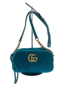 GUCCI◆グッチ/ショルダーバッグ/ベロア/447632//