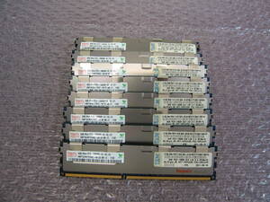 サーバー用メモリ◎hynix 4GB 8枚セット PC3-10600R レジスタード ECC 動作品 中古◎