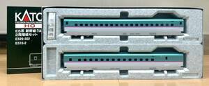 【新品未使用】 KATO HOゲージ 3-517 E5系 新幹線 はやぶさ 2両増結セット