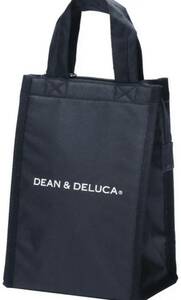 DEAN&DELUCA クーラーバッグ ブラックM保冷バッグ ファスナー付き