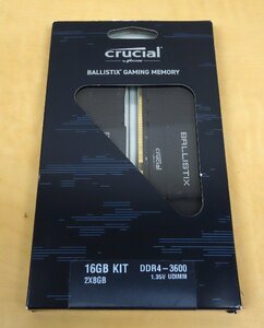 Crucial デスクトップ PC用メモリ BALLISTIX DDR4 16GB(8GB×2枚) 3600MHz BL8G36C16U4B.M8FE1