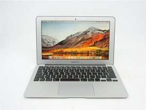 充放電467回/カメラ内蔵/ 中古 11.6型 　ノートPC Corei5 2467M/SSD256GB/4GB　MacBook Air A1370　OS High sierra10.13.6