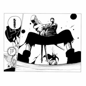 ワンピース The Press 礼を言う ゾロ マンガアート サイン入り 原画 ONE PIECE 尾田栄一郎