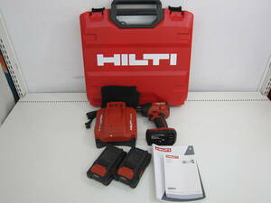 HILTI ヒルティ 充電式インパクトドライバ SID 6-22 バッテリ2個 充電器 ケース付②