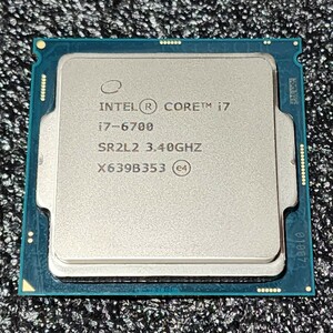 CPU Intel Core i7 6700 3.4GHz 4コア8スレッド SkyLake PCパーツ インテル 動作確認済み