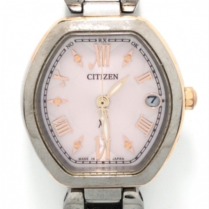 CITIZEN(シチズン) 腕時計 XC(クロスシー) H058-T019137 レディース エコドライブ/電波 ライトピンク