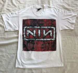 90s NIN Nine Inch Nails vintage t-shirt アメリカ製 ビンテージ 半袖 Tシャツ アニメ バンT ロック バンド 音楽 ムービー 映画
