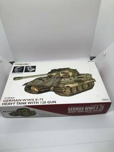 1円スタート　重戦車　128砲　MODELCOLLECT 1/72 German WW II E-75 heavy tank with 128gun プラモデル