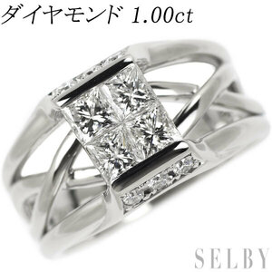 Pt900 ダイヤモンド リング 1.00ct 出品3週目 SELBY