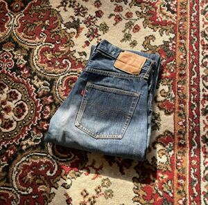 60s USA製 Levi’s 501 赤耳 デニム パンツ BIG E ボタン裏刻印 6 VINTAGE 古着 ジーンズ ジーパン 大戦 セルビッチ実寸 W28 L30 米国