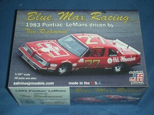 サルビノス J・R モデル 1/24 NASCAR 1983 ポンティアック ルマン ティム・リッチモンド ブルーマックスレーシング プラモデル