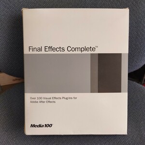 Media 100 Final Effects Complete Windows用 for After Effectsプラグイン　未チェック