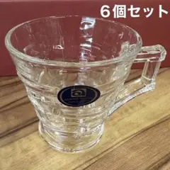 新品未使用 ADDERIA GLASS アデリアグラス Cliff カップ 6脚