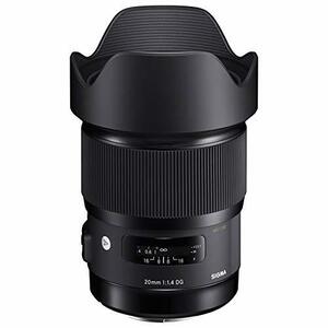 SIGMA 単焦点広角レンズ 20mm F1.4 DG HSM SONY-Eマウント用 ミラーレス(フ(中古品)