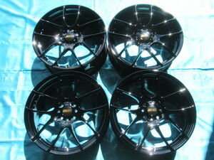 BBS RF (RF500) 7.0J-17インチ IS48 PCD100 4H ヤリス ヴィッツ ノート フィット ロードスター MINI R55/56等 正規品 鍛造 ブラック塗装