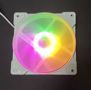 4個セット 新品未使用 PCケースファン 冷却ファン 角ファン LED 120mm