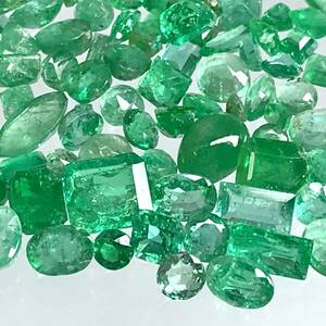 (天然エメラルドおまとめ)a 20ct 裸石 宝石 コランダム beryl jewelry ジュエリー ベリル emerald i②