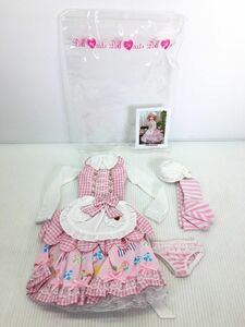 ○【同梱B】【未使用】DOLL HEARTS ドールハーツ DM000050 CHECKER MAID PINK VER. アウトフィット