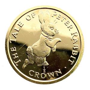  ピーターラビット金貨 ジブラルタル エリザベス女王 1/5オンス 1995年 6.2g 24金 純金 イエローゴールド コレクション Gold