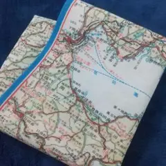 地図ハンカチーフ 地図ハンカチ 面白ハンカチ 中国 四国地方