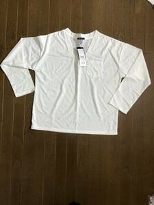 INGNI イング　新品タグ付き未使用　白色　Vネック　長袖Tシャツ カットソー Mサイズ　1