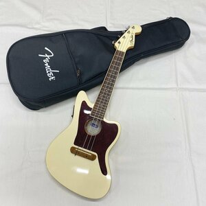 ★中古★Fender フェンダー エレクトリックウクレレ FULLERTON JZM UKE OLW コンサートサイズ ジャズマスターモデル 純正ソフトケース