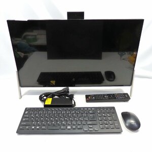 1円～FUJITSU ESPRIMO FH77/D1 Core i7-8750H 2.2GHz/8GB/HDD1TB/Blu-ray/23インチ/OS無/動作未確認【同梱不可】