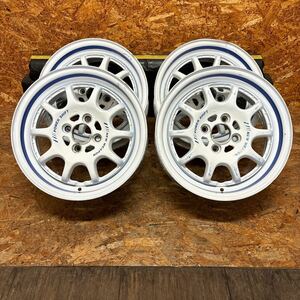 希少☆スプリントハート☆軽量☆15×6.5J+35☆100/4穴☆走り屋　ドリフト　JDM