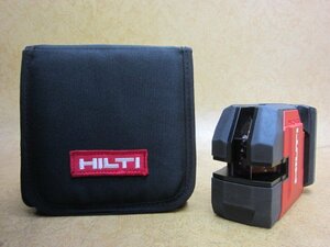 美品 HILTI ヒルティ コンビレーザー PM20-CG A12 バッテリー B12 ケース付 クロスラインレーザー ラインレーザー レーザー