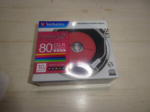 Phono-R レコード調5色カラーレーベル 10枚 80分 1-24倍速 CD-R 音楽用 MUR80PHS10V1 Japan