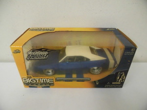 Jada toys DUB CITY 1/24 1970 Dodge Charger R/T Blue BIGTIME MUSCLE ダッジ 保管品 激安1円スタート