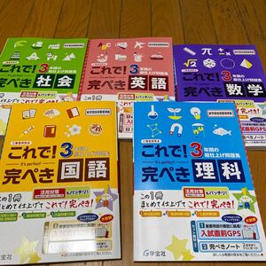 2024☆まとめテキスト　これで完ぺき！シリーズ　5冊