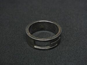 1円 GUCCI グッチ ブランデッドG SV925 リング 指輪 アクセサリー 表記サイズ 18 (約17号) レディース メンズ シルバー系 AW9233