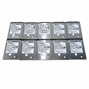 TOSHIBA HDD 500GB 10個セット MQ01ACF050 2.5インチ 7mm 内蔵型 健康状態:正常 使用1000-10000時間以下 中古 東芝