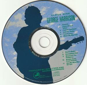 美盤　George Harrison　ジョージ・ハリスン 　Cloud Nine　1987年 US盤 貴重盤 ピクチャーディスク仕様 CDアルバム