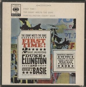 オープンリール COUNT BASIE & DUKE ELLINGTON / FIRST TIME 7号 19cm/s (7 1/2IPS) 4トラック ライナー(ヨレ・シミ)付