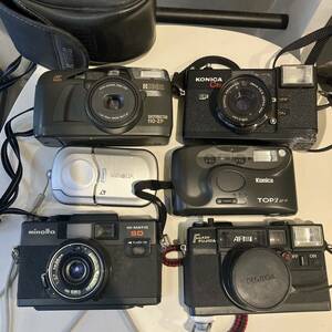 ◇【売り切り】MINOLTA ミノルタ リコー　コニカ　富士フィルム　デジカメ　フィルムカメラ　SD　C35　110-ZP AFP おまとめ　セット　6点