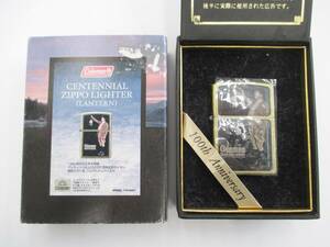 ■１円～！Coleman Centennial　ZIPPO　Camp Stoves　100周年記念モデル　LANTERN　未使用■