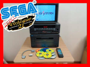 セガサターン セガ SEGA SATURN 本体 セガカラ Super Prologue 21 プロローグ21 SKC-1000 通信 カラオケ 機器 通電OK レトロ ゲーム ソフト