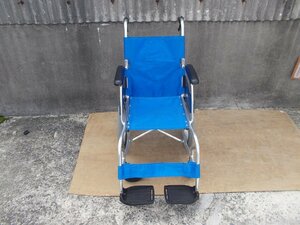 TS-24-0508-05　　日進医療器　NAH-L7α　　アルミ軽量介助式車椅子