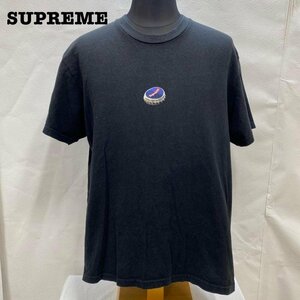 シュプリーム SUPREME 2018AW Bottle Cap Tee ボトルキャップティー MADE IN USA 半袖プリントTシャツ クルーネック BLK M M