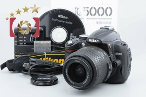 【中古】Nikon ニコン D5000 18-55 VR レンズキット シャッター回数僅少