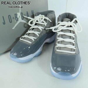 NIKE/ナイキ AIR JORAN 11 RETRO COOL GREY/エアジョーダン11 クールグレー CT8012-005/26 /080