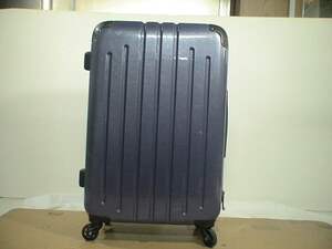 2681　紫 TSAロック付　スーツケース　キャリケース　旅行用　ビジネストラベルバック