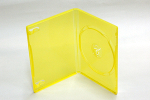 ★★★トールケース DVD CD■新品■1枚収納用 黄色(半透明)■他のケースとの同梱可能■