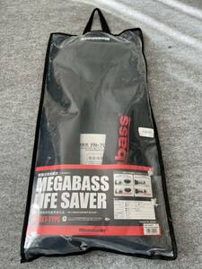 新品★メガバス ライフセーバー ジャケットタイプ/ブラック/ライフジャケット/フィッシング/救命衣/MEGABASS LIFE SAVER