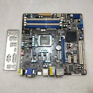 【中古パーツ】BIOS確認のみ、ASROCK H67M-GE/THW マザーボード　LGA1155 ■MB1081